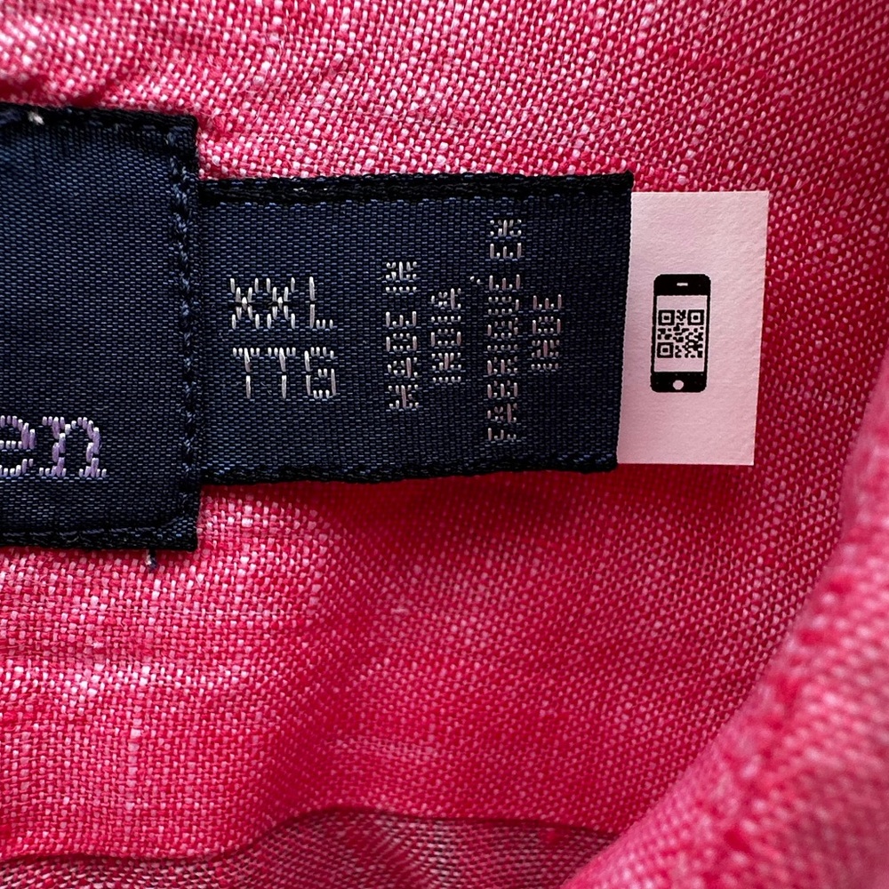 Ralph Lauren Custom Fit Linen Chambray Shirt - Picture 15 of 16